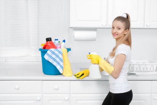 Professional office cleaning in a Kensington commercial building