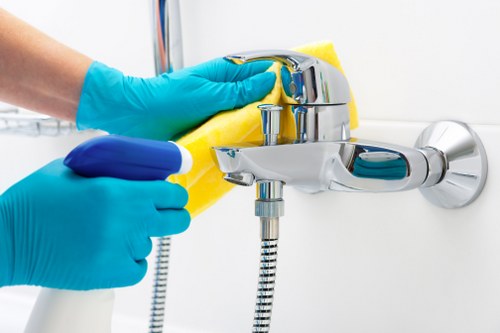 Move out cleaning in a Kensington apartment with detailed kitchen and floor cleaning