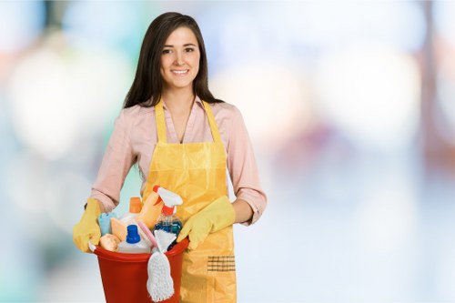 Regular cleaning support for a Kensington office, shop, or mixed-use building