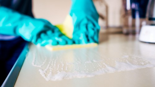 Commercial floor and glass cleaning for a Kensington retail premises