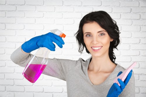Staff training for safe cleaning methods and equipment handling at Cleaner Kensington